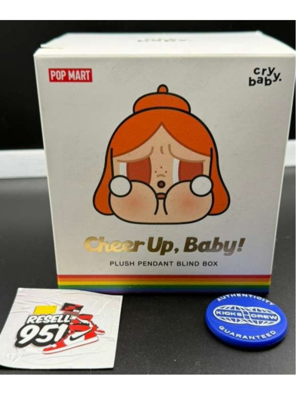 Pop Mart Crybaby Cheer Up Baby Plush Pendant Blind Box Sealed Collectible